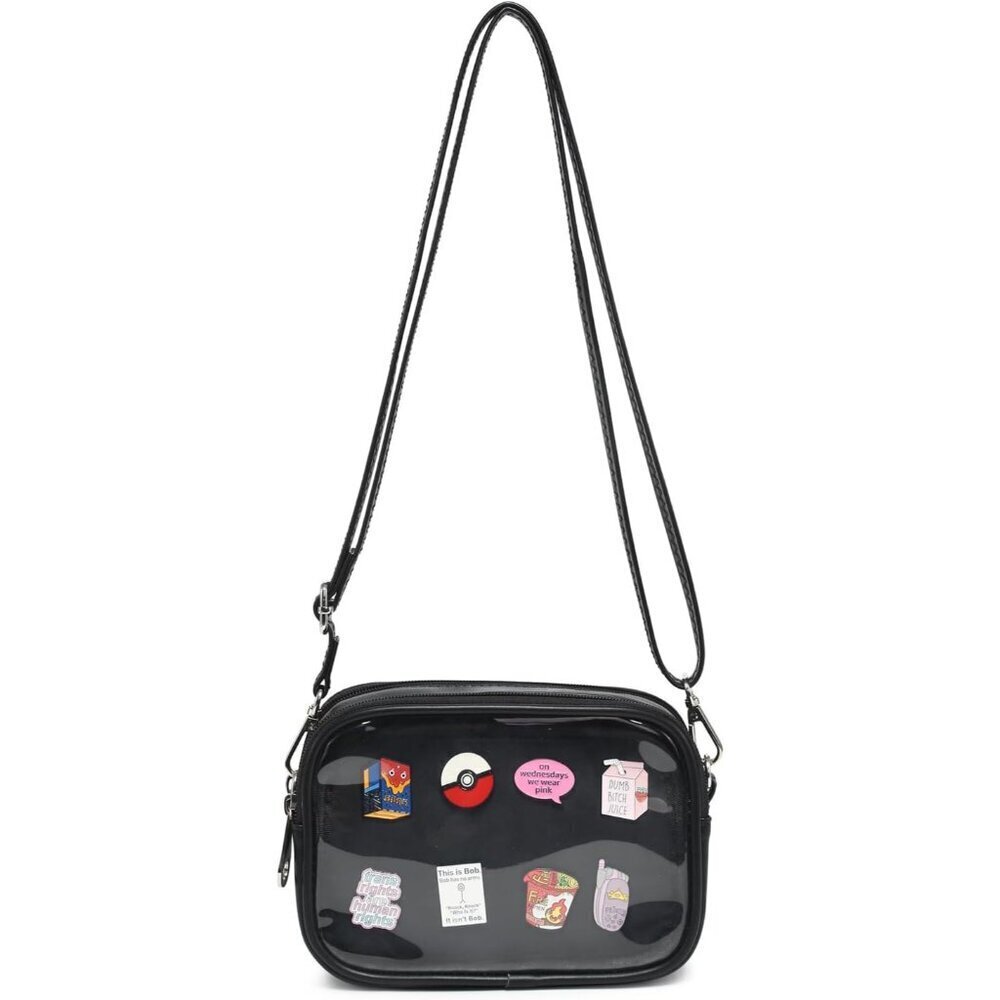 Ita Crossbody Bag PU Leather Small Purse for Cosplay Anime Events